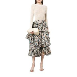 Ulla Johnson Allegra Skirt in Clematis   Size 6  NWT